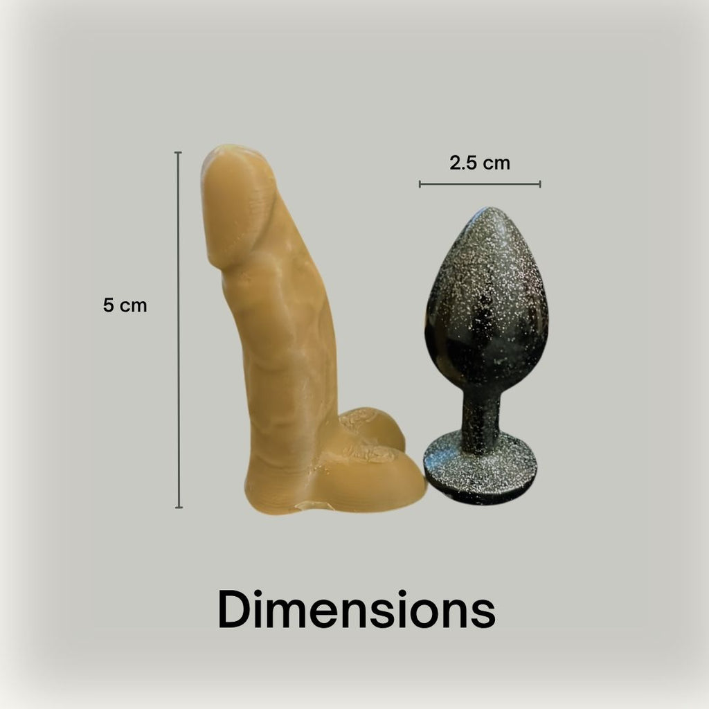 Pack Découverte : Plug Anal & Mini Dildo en Silicone