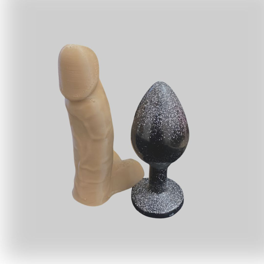 Pack Découverte : Plug Anal & Mini Dildo en Silicone