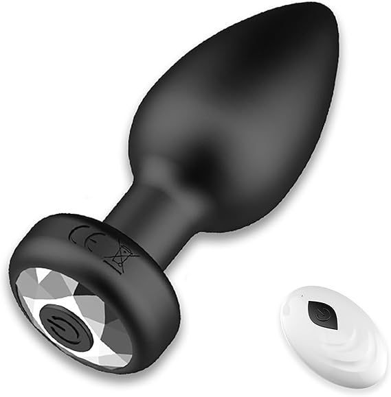 SilkPlug™ Vibrant – Plug Anal Massant en Silicone Premium (Télécommande Incluse)