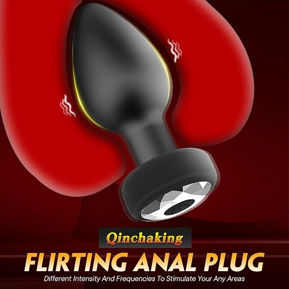 SilkPlug™ Vibrant – Plug Anal Massant en Silicone Premium (Télécommande Incluse)