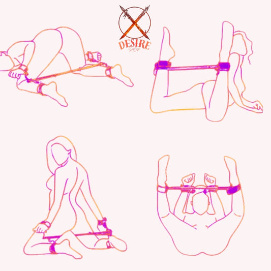 Barre BDSM avec 4 Attaches – Accessoire pour Couples