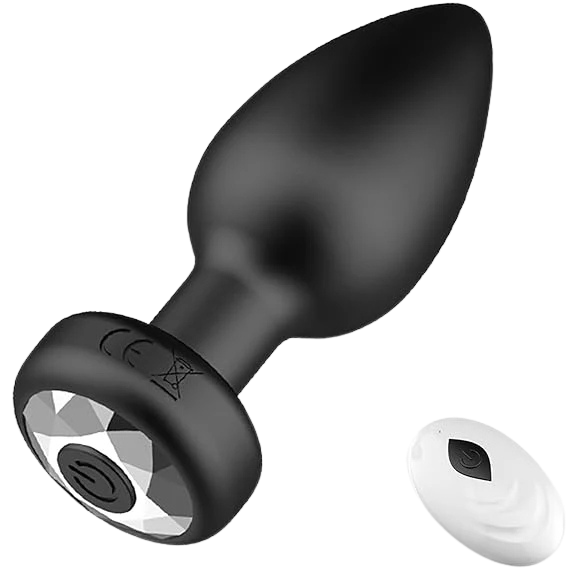 Anal Plug Vibrant avec Télécommande – Noir