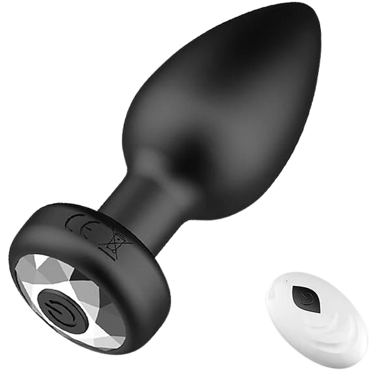 Anal Plug Vibrant avec Télécommande – Noir